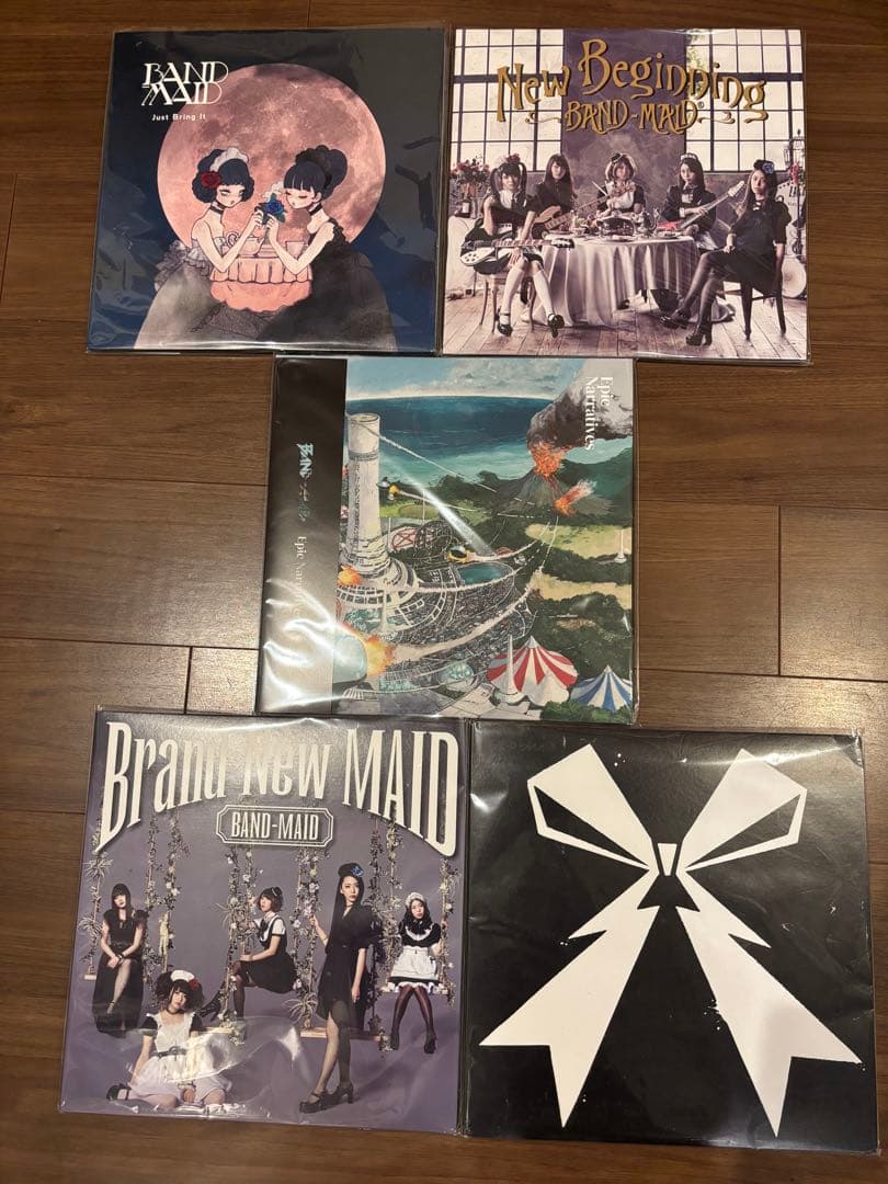 BAND-MAID 新品　レコード　5枚セット BAND-MAIDの生産限定アナログレコード盤の 5枚セット L108427