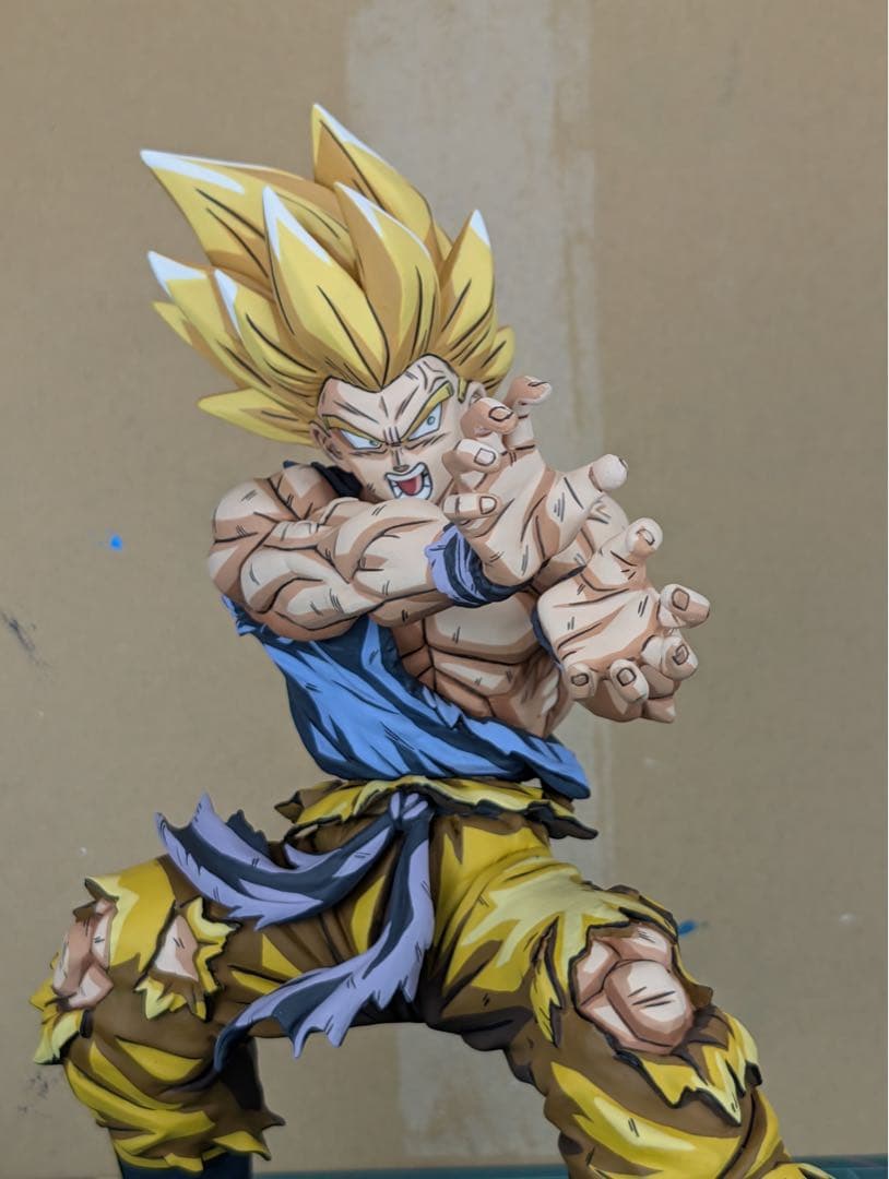 ドラゴンボールレジェンズ 超サイヤ人　孫悟空 フィギュア二次元彩色2Dリペイント ドラゴンボール 超像Art 孫悟空 二次元彩色リペイント完成です