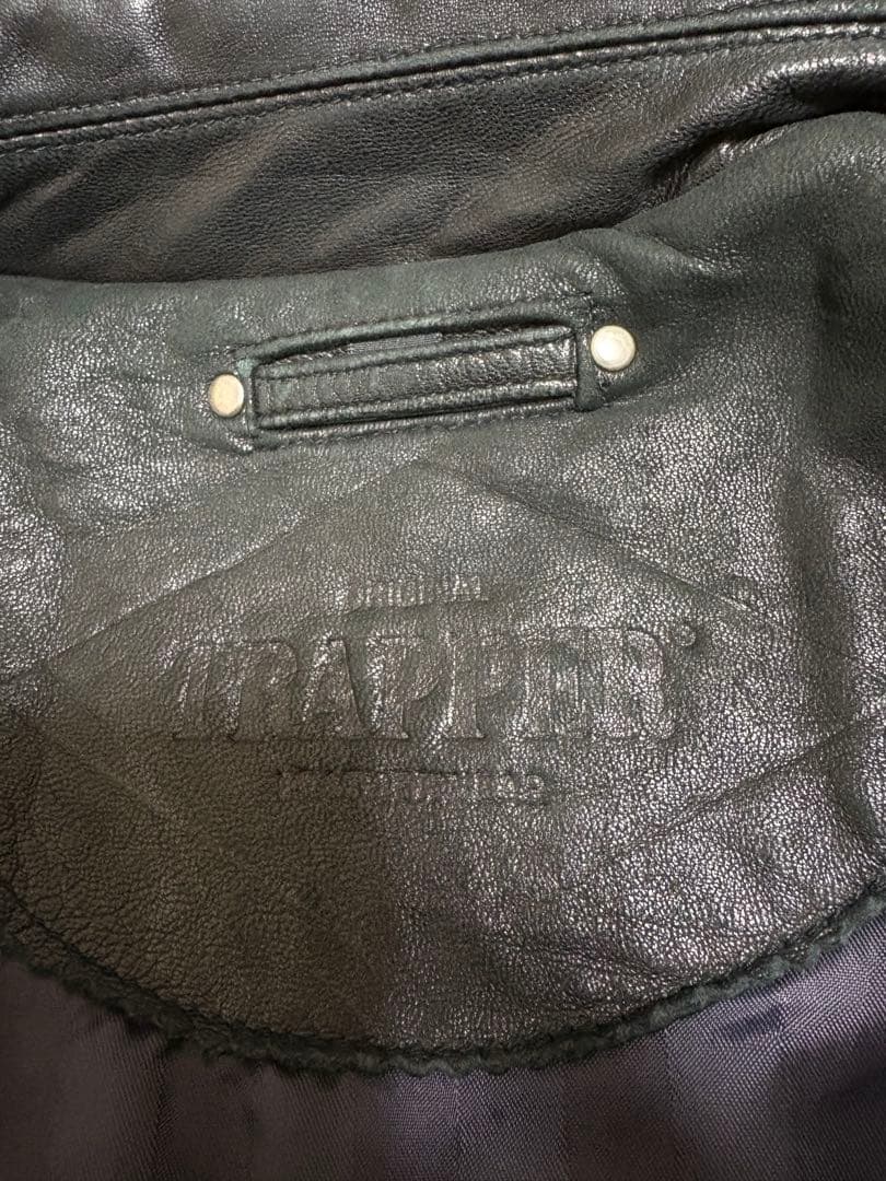 Euro vintage TRAPPER レザージャケット カーコート - メルカリ
