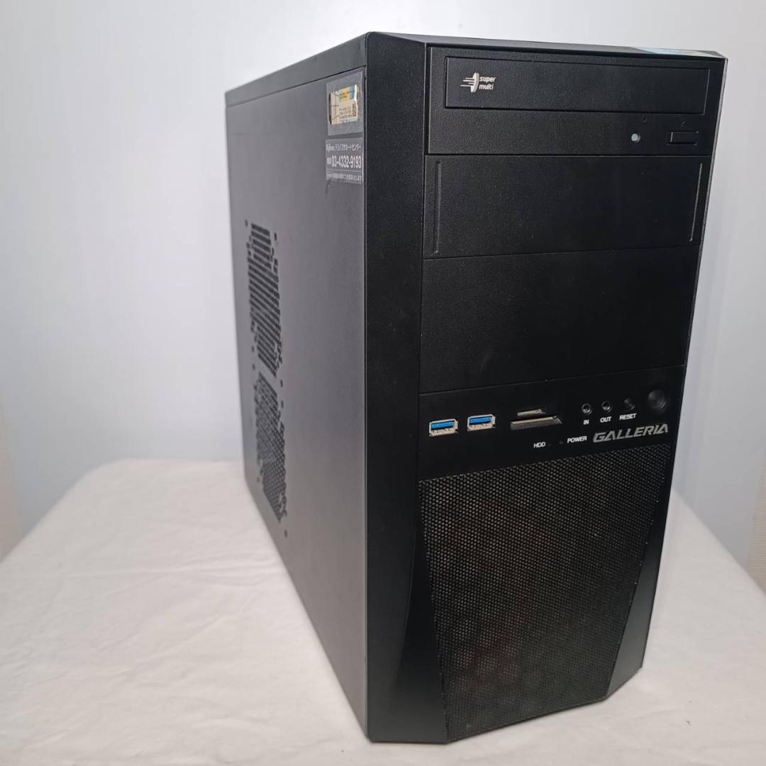 【激安ゲーミングPCフルセット】i5 GTX 快適動作！Office ガレリア