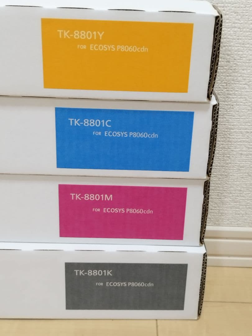 No4 【新品未開封】TK-8801 京セラ純正トナー YMCK