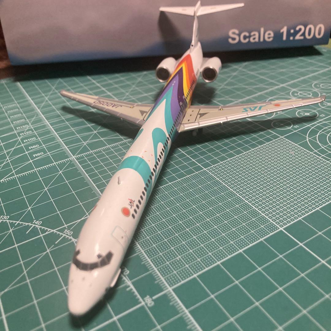 JAS MD-90 1/200 JA005D ダイキャストモデル JAL/日本航空 JAS MD-90 4号機 ダイキャストモデル