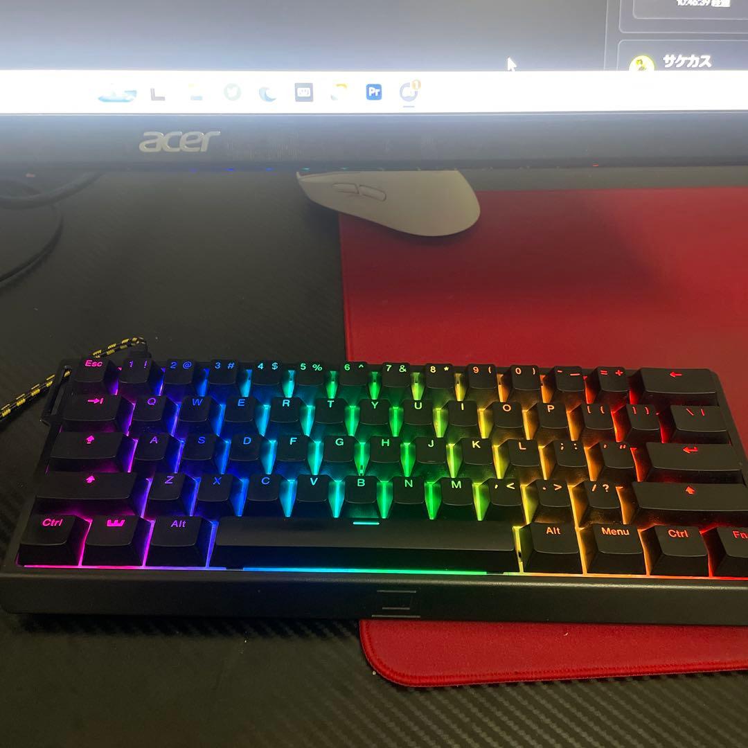 Wooting 60HE＋ ブラック キーボード 本体
