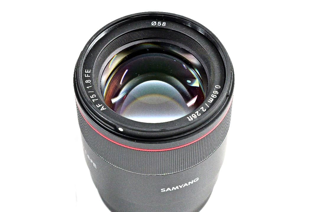 SAMYANG AF75mm F1.8 ソニーEマウント FE