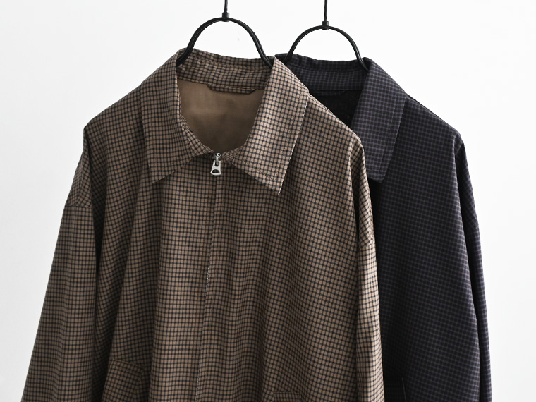 KAPTAIN SUNSHINE Summer Wool Zip Blouson